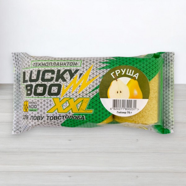 Технопланктон Lucky Boo XXL Fluo Гейзер, 3шт/уп, 225г, Груша